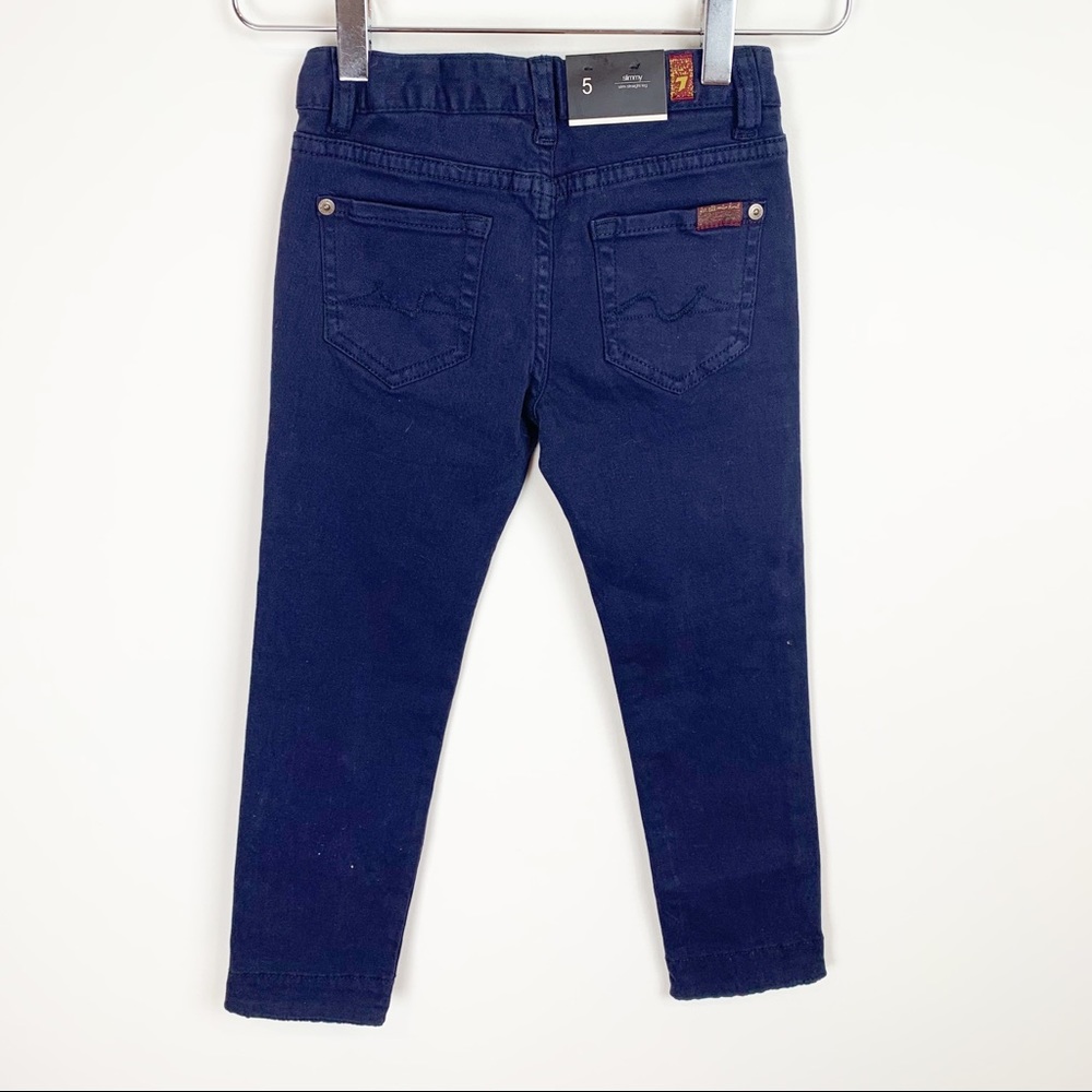 7FAM | Kids Slim Straight Leg Cotton Stretch Pants NWT